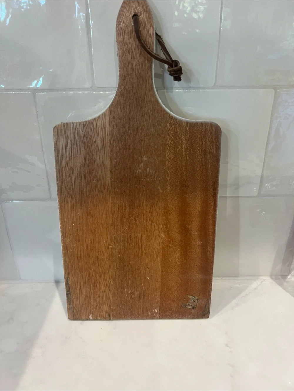 Vintage Cutting Board with Pot Holders